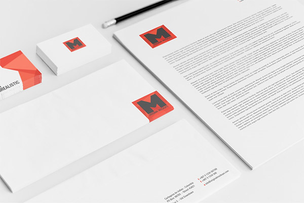 stationery psd mockup