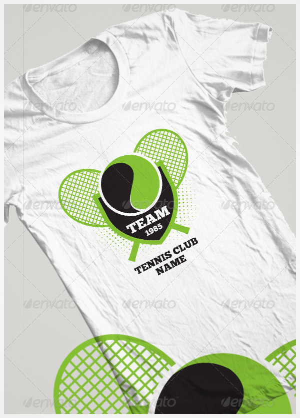 tennis tshirt template