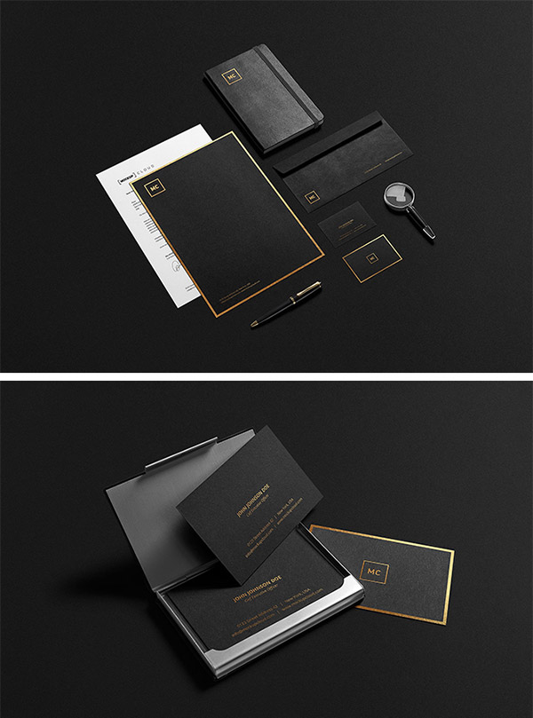 dark design mockup