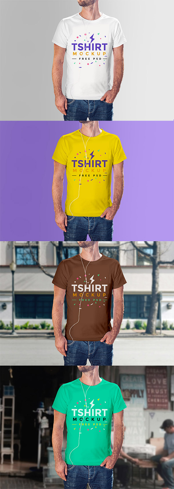 modern shirt psd