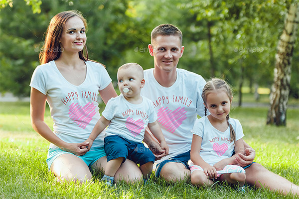 family tees template