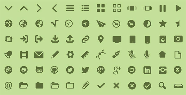 SVG icons set