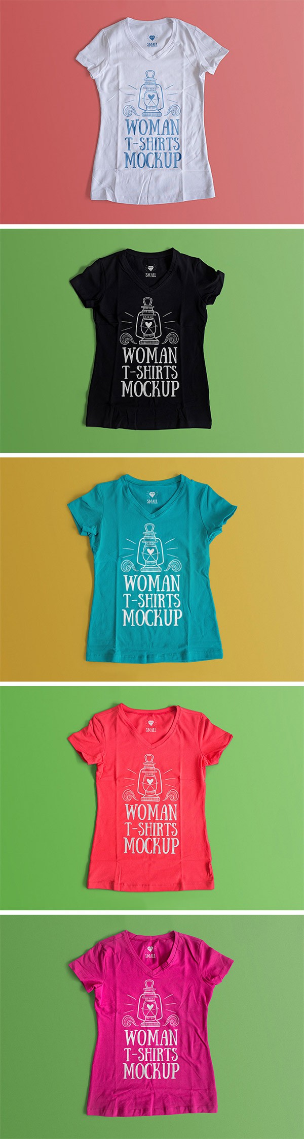 female shirt mockup