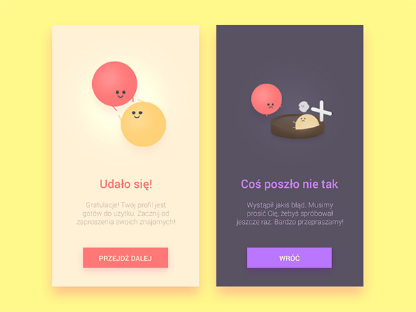 illustration ui messages