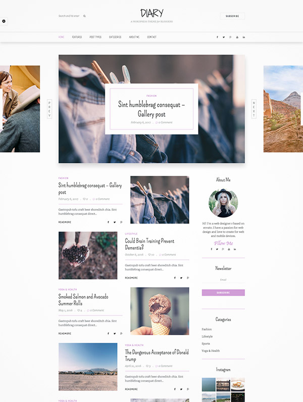 50 Worth-It Premium Personal Blog WordPress Themes | Naldz Graphics