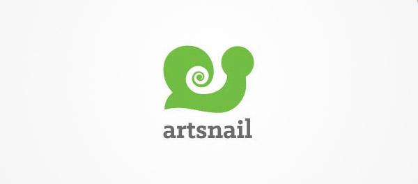 artsy snail design