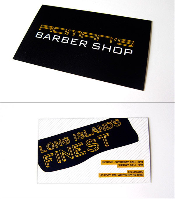 barber shop branding