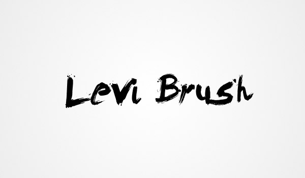 brush font style