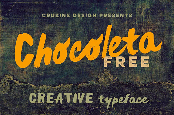 free brush font