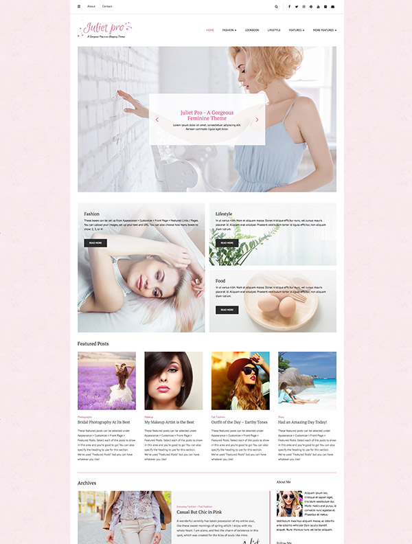 beautiful feminine website