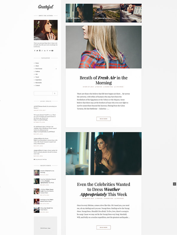 33 Worth-It Premium Personal Blog WordPress Themes | Naldz Graphics