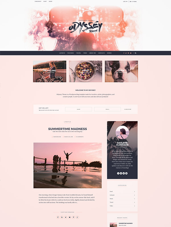 beautiful blogger design