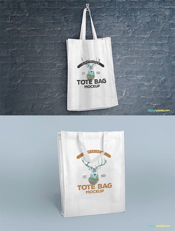 22 Free Shopping Bag Mockups For Presentations | Naldz Graphics