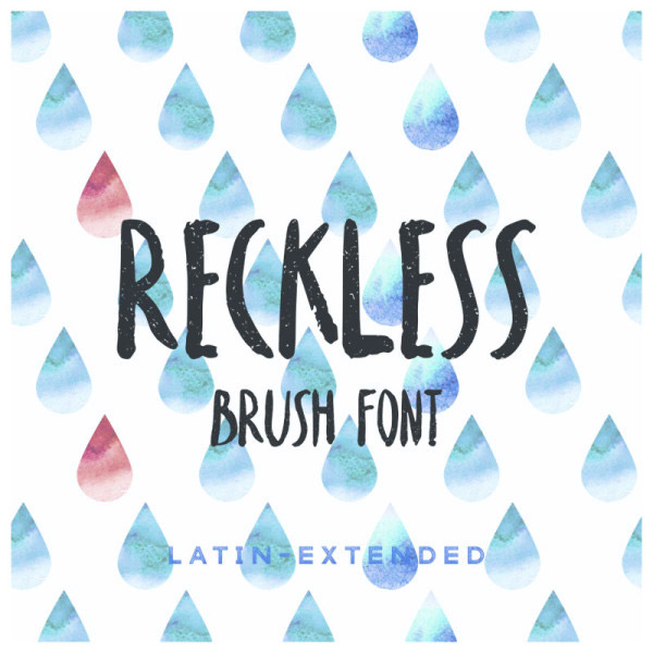 handwritten brush font