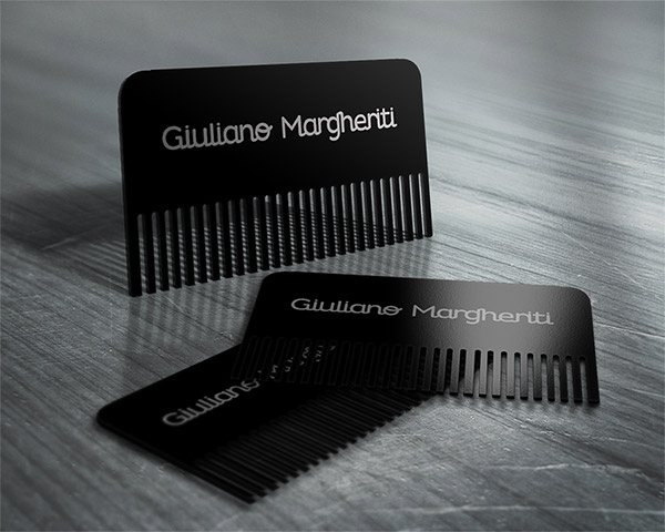 comb hairstylist card