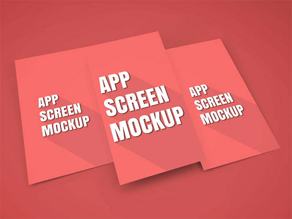 3 screen mockup