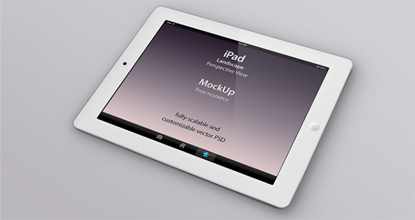 clean ipad template