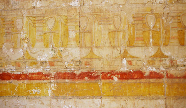 Egyptian symbols pattern