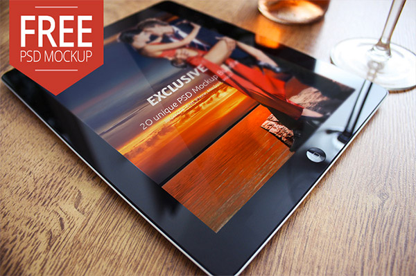 free tablet mockup