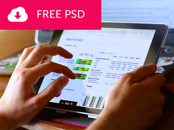 Download 22+ Free Tablet Mockups For Your Presentations | Naldz ...