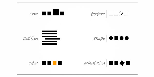 In contrast. Контраст в дизайне UI. Example of contrast in graphic Design. Positive Shapes.