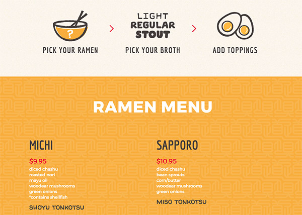 ramen white space