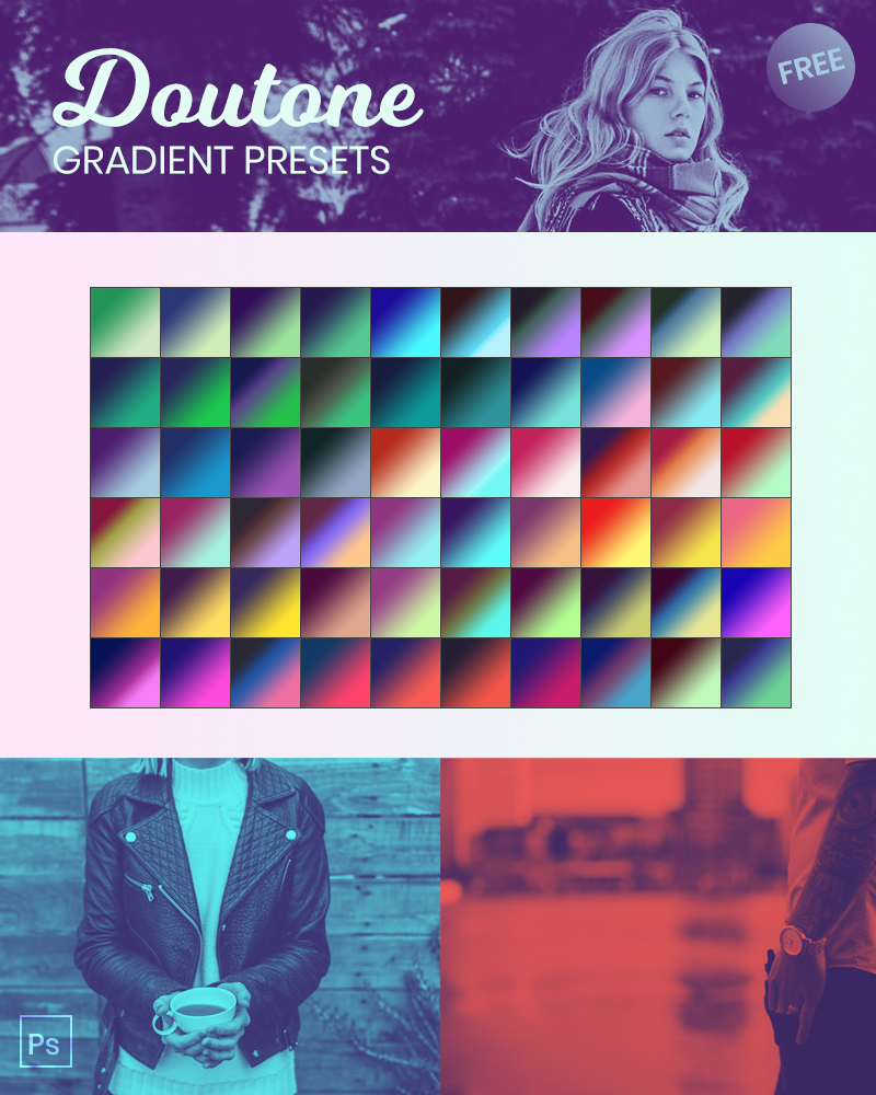 Free Gradient Maps Photoshop 60+ Free Duotone Photoshop Gradient Presets