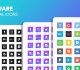 190+ Free Square Social Icons