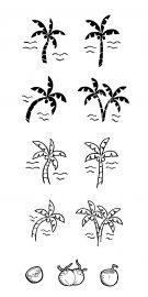 8 Free Coconut Trees Vector Graphics